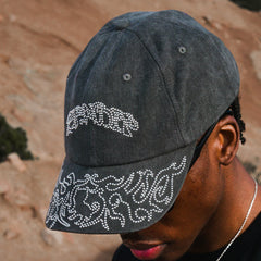 Ripndip New | Pretty Flacko Distressed Dad Hat (Black Vintage Wash)