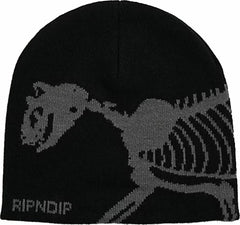 Ripndip Online | Fossil Skull Beanie (Black)