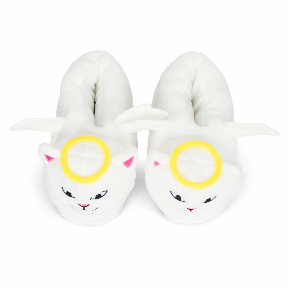 Ripndip New | Lord Angel Plush Slippers (White)