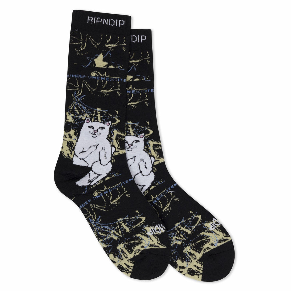 Ripndip For Sale | Lord Nermal Madness Socks (Black)
