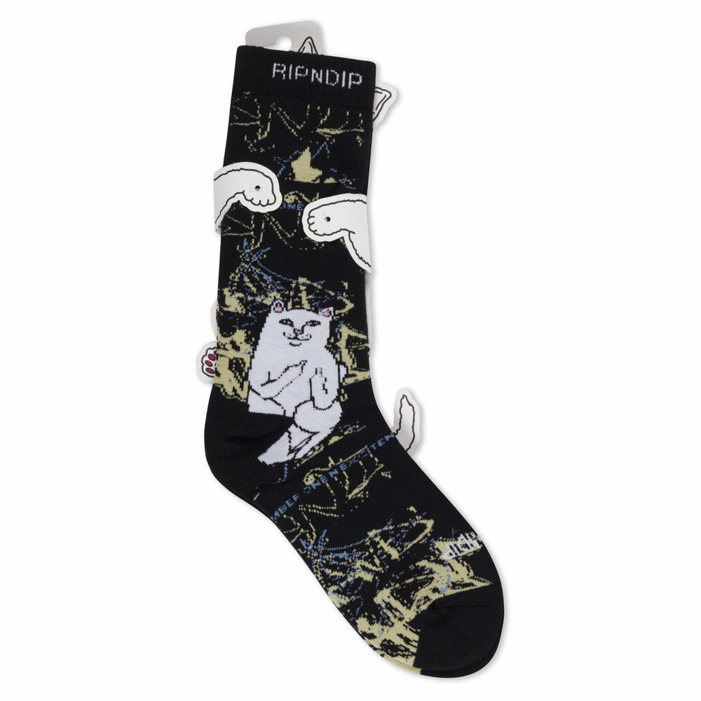 Ripndip For Sale | Lord Nermal Madness Socks (Black)