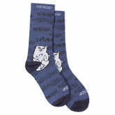Ripndip Outlets | Lord Nermal Ghost Socks (Slate)