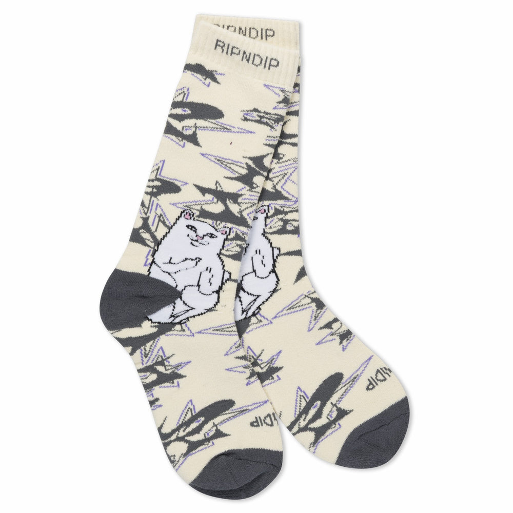 Ripndip Sale | Lord Nermal Wire Socks (Bone)