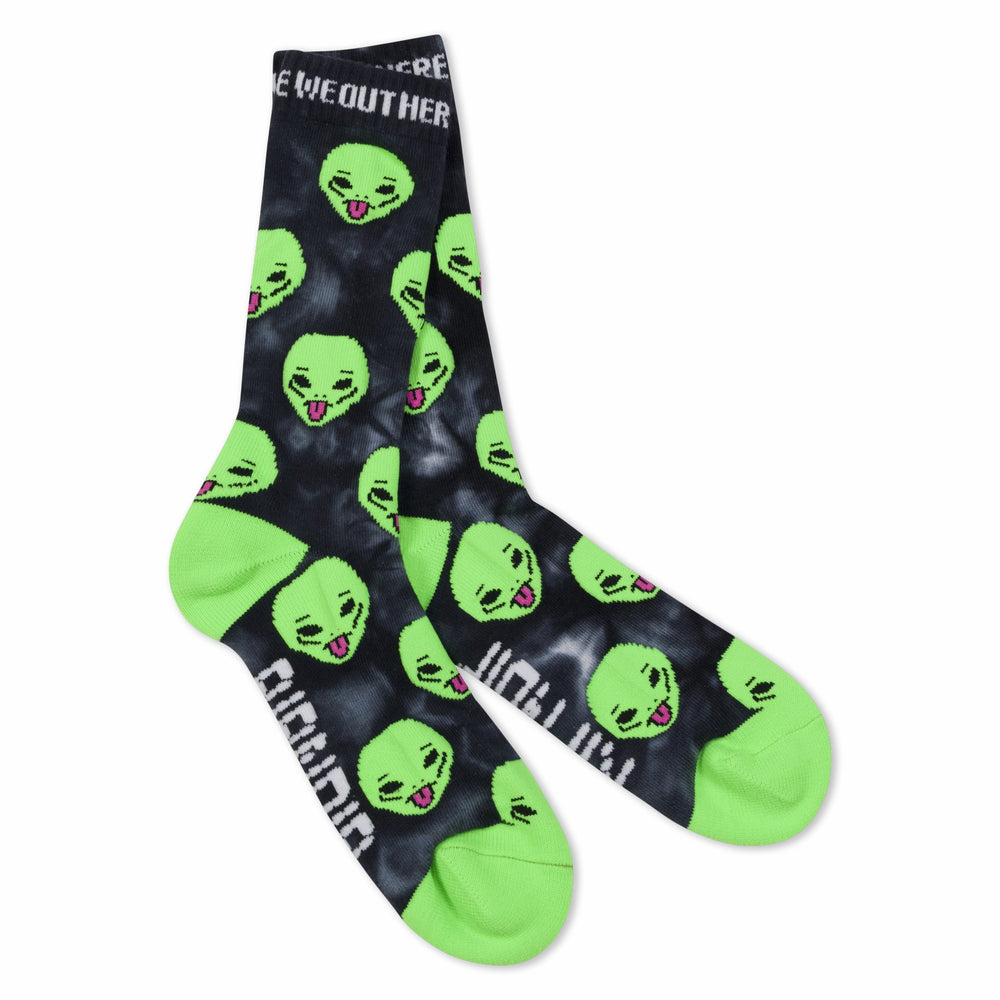 Ripndip Online Shop | We Out Here Socks (Black Lightning)