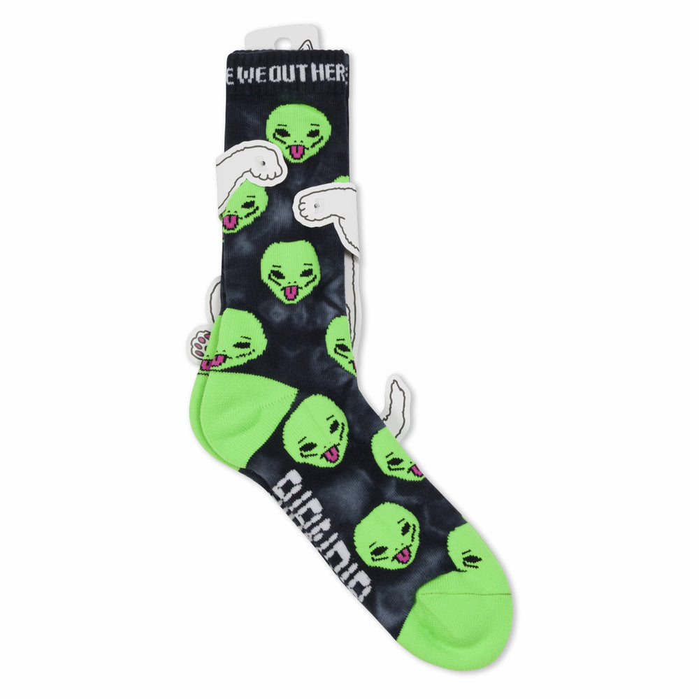 Ripndip Online Shop | We Out Here Socks (Black Lightning)