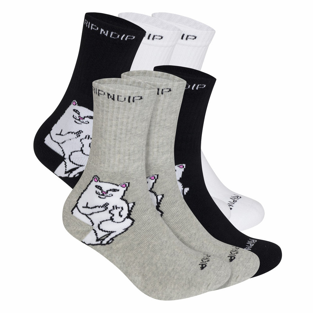 Ripndip Online Shop | Lord Nermal Socks 6 Pack (Multi)