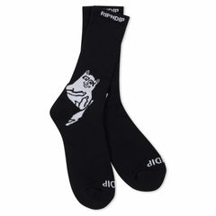 Ripndip New | Lakai + Ripndip Lord Nermal Socks 2 Pack (Black/White)
