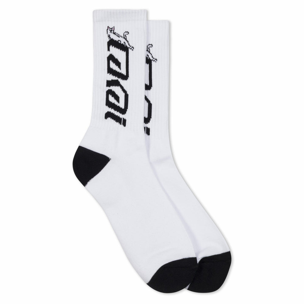 Ripndip New | Lakai + Ripndip Lord Nermal Socks 2 Pack (Black/White)