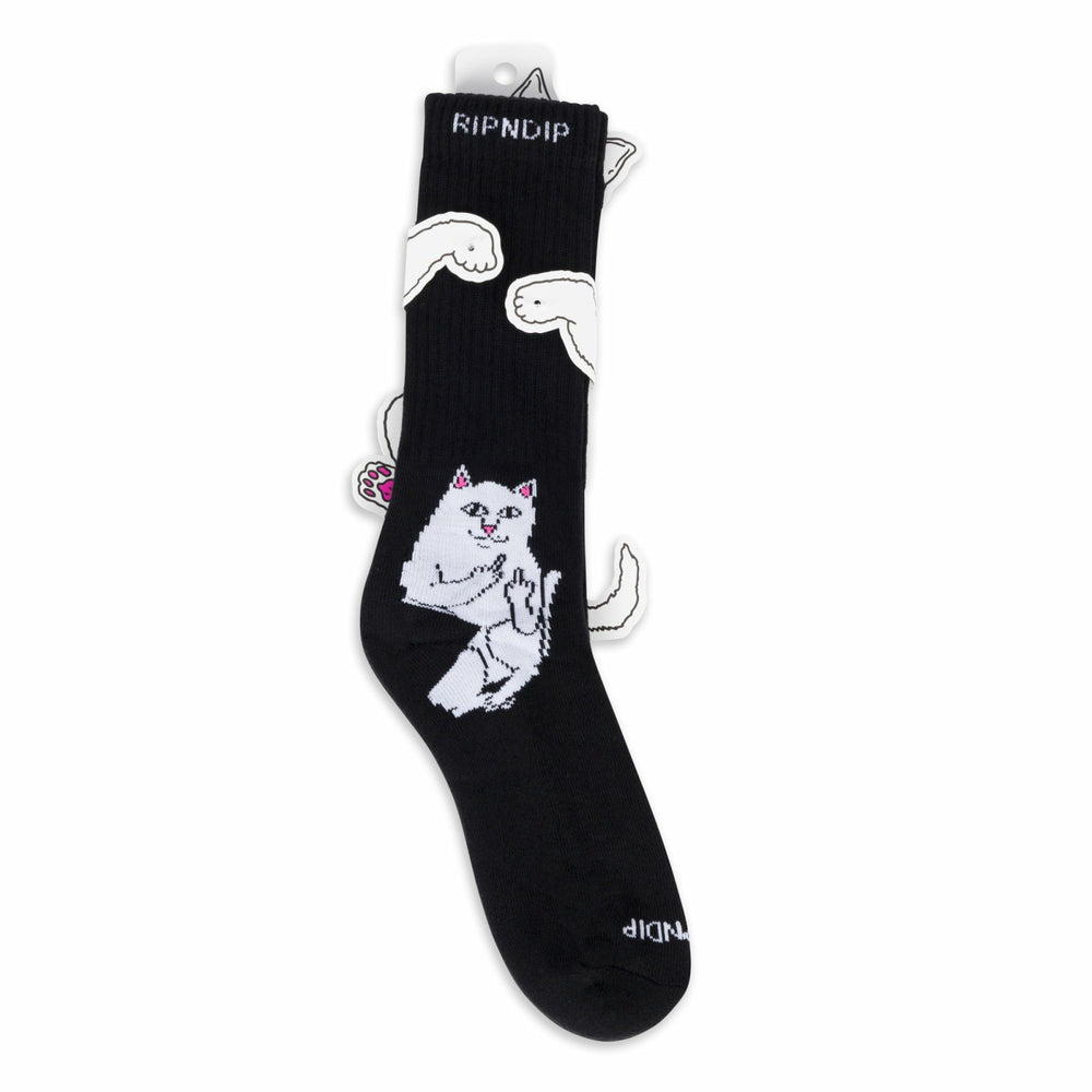 Ripndip For Sale | Lord Nermal Socks (Black) - Ripndip