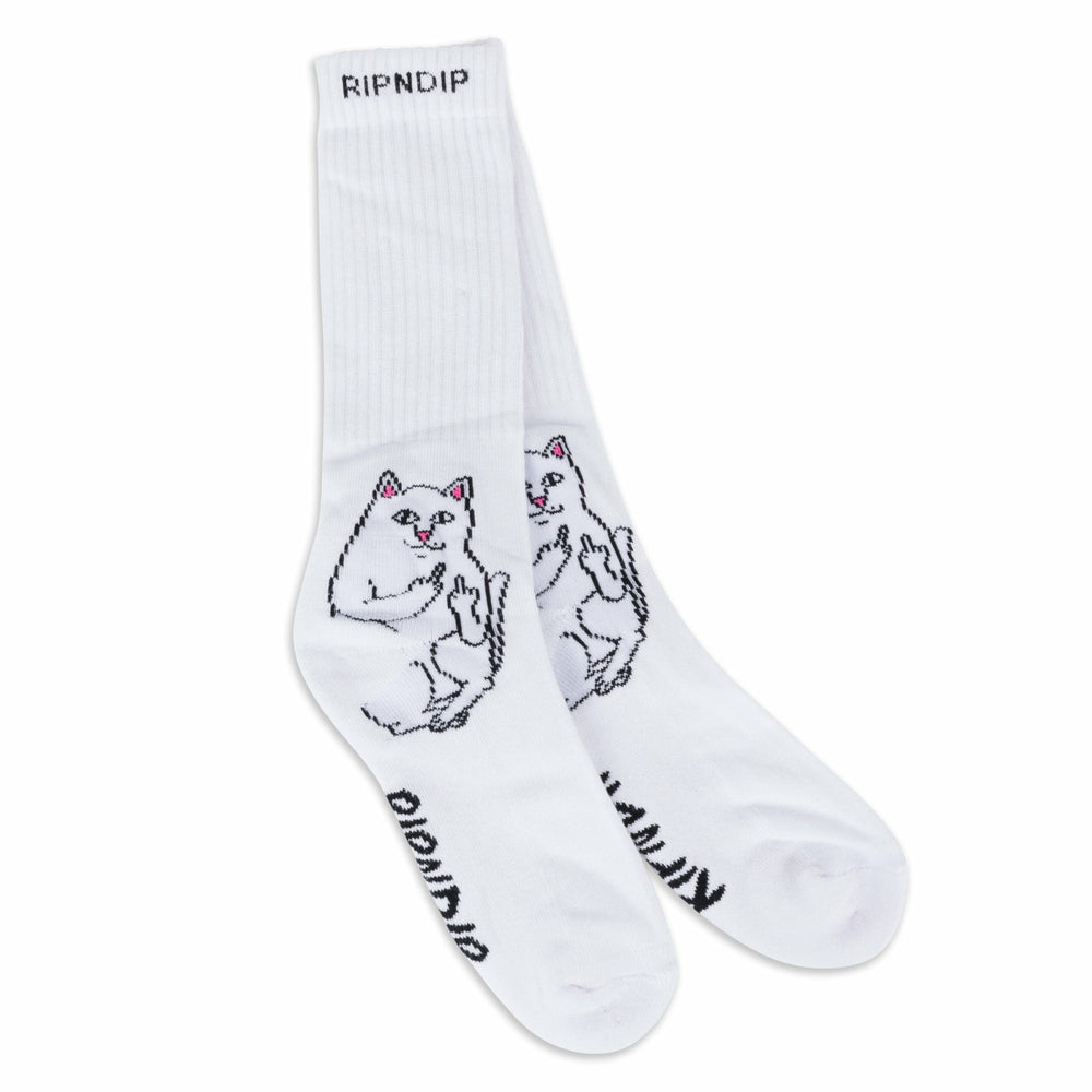 Ripndip Online | Lord Nermal Socks (White)