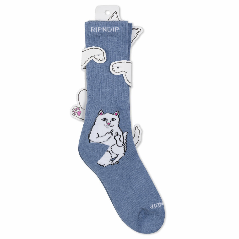 Ripndip Outlets | Lord Nermal Socks (Slate Heather)