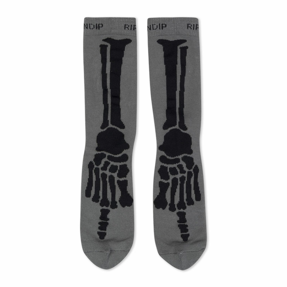Ripndip Sale | Skelly Nerm Socks (Charcoal)
