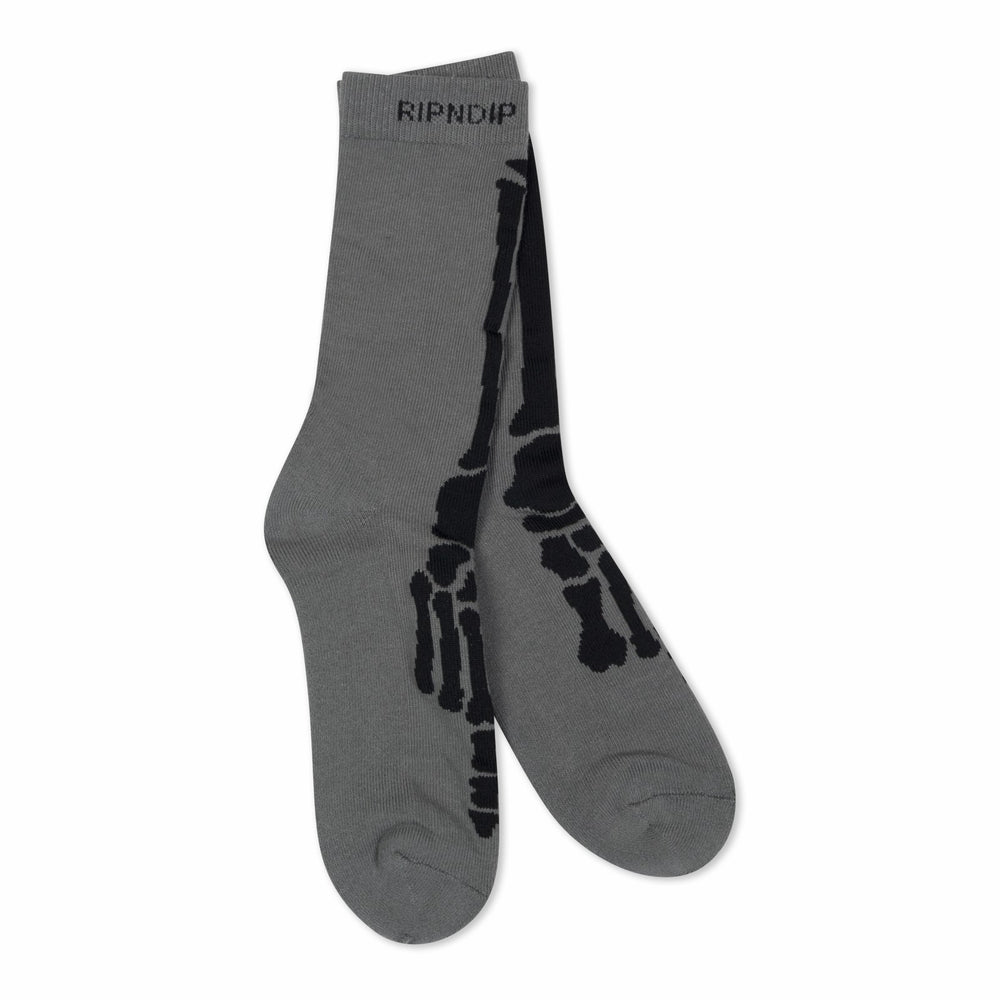 Ripndip Sale | Skelly Nerm Socks (Charcoal)