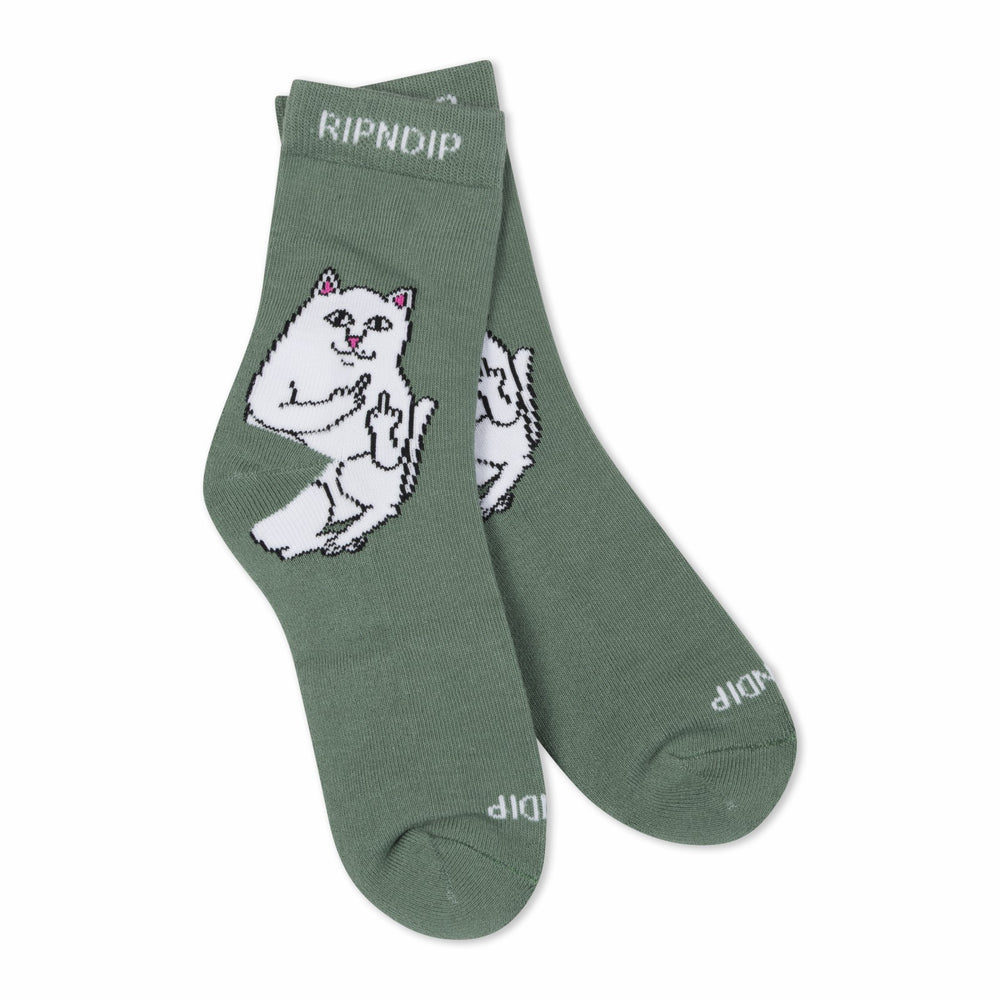 Ripndip Online Shop | Lord Nermal Mid Socks (Pine Green)