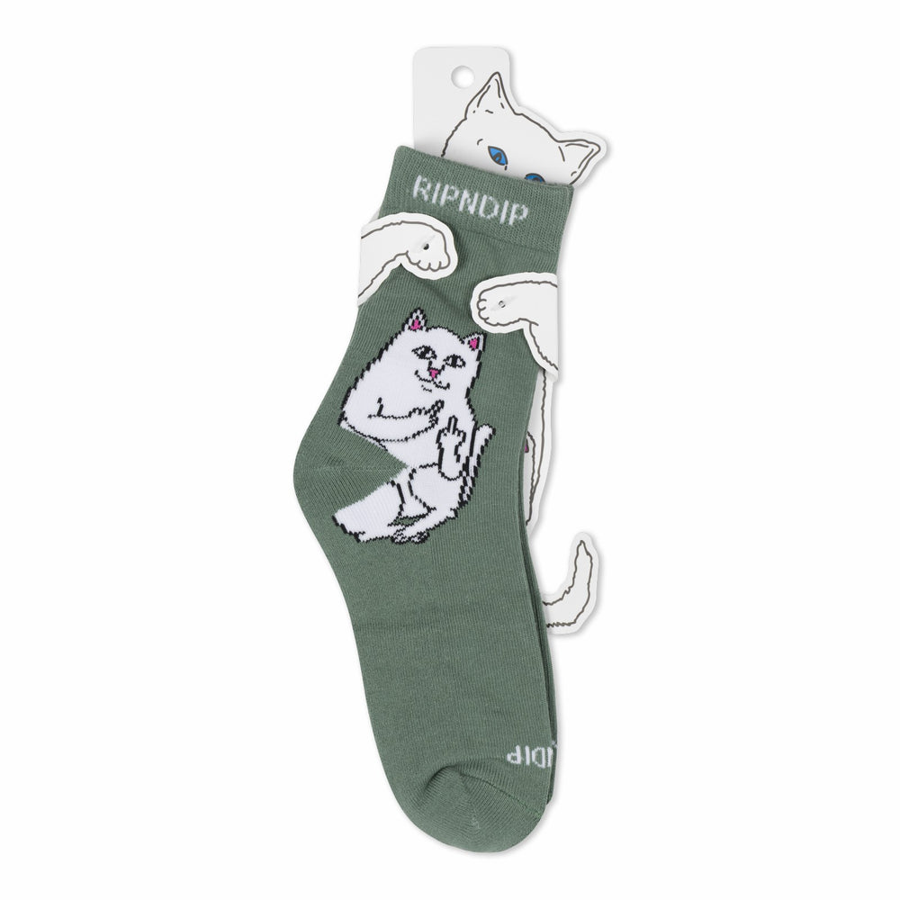 Ripndip Online Shop | Lord Nermal Mid Socks (Pine Green)