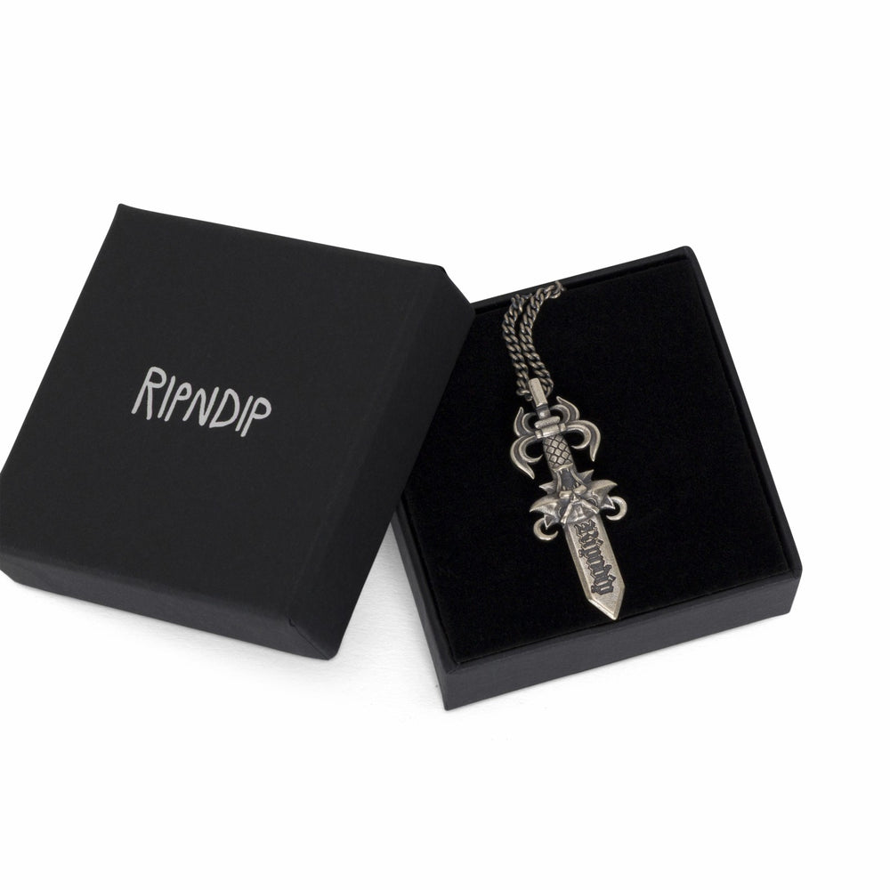 Ripndip Outlets | Nerm Dagger Necklace (Silver)