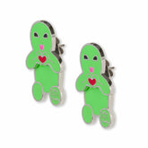 Ripndip Online Shop | Alien Loves Earring Set (Green)