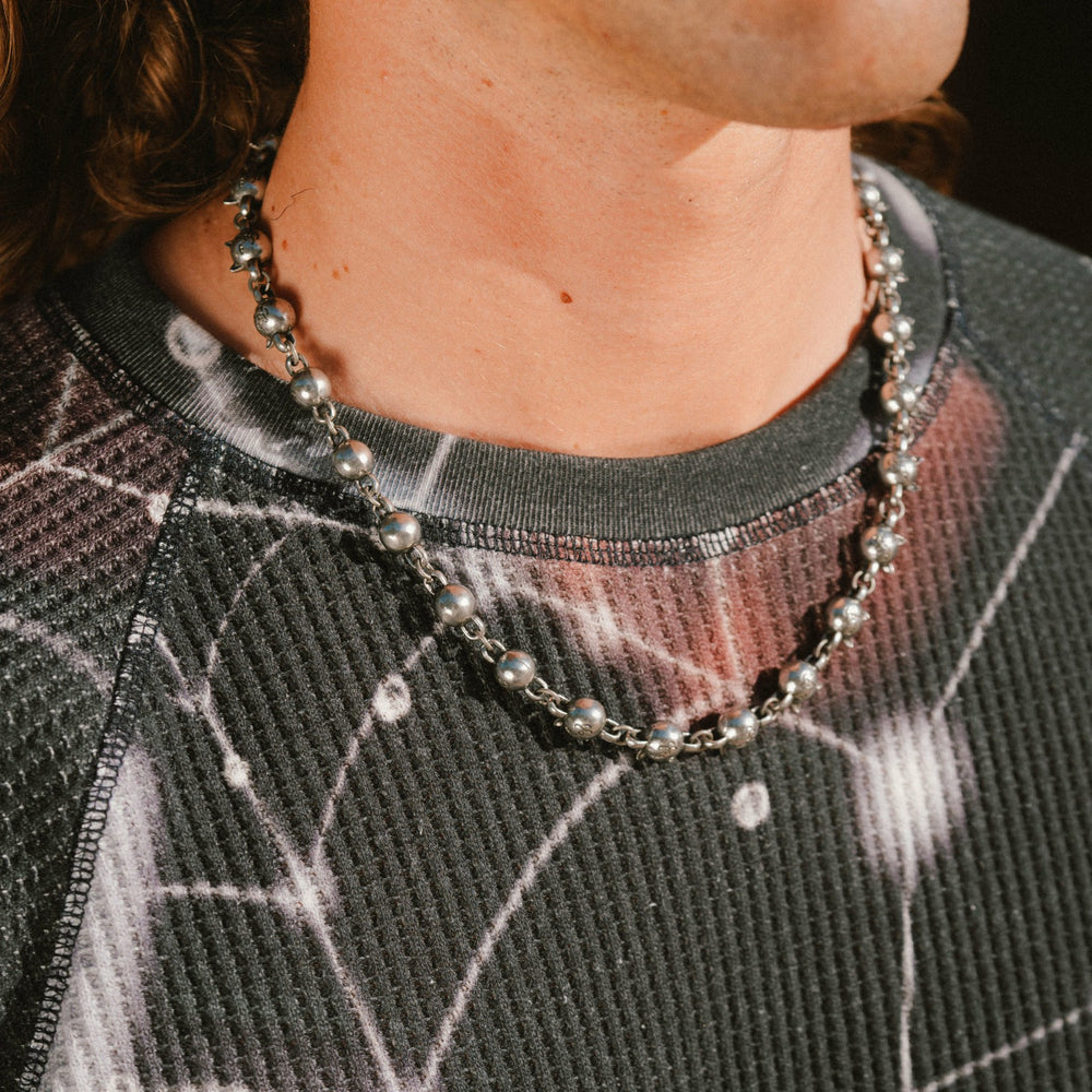 Ripndip For Sale | Lord Nermal Ball and Chain Necklace (Silver)