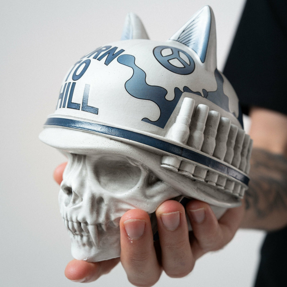 Ripndip New | Born To Chill Ceramic Incense Holder (Indigo)