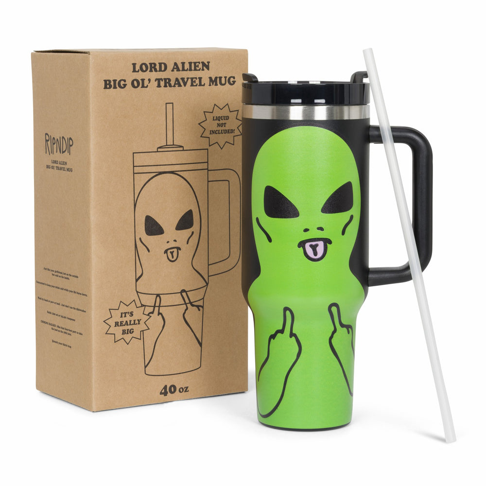 Ripndip Outlets | Lord Alien Big Ol Cup Tumbler (Black)