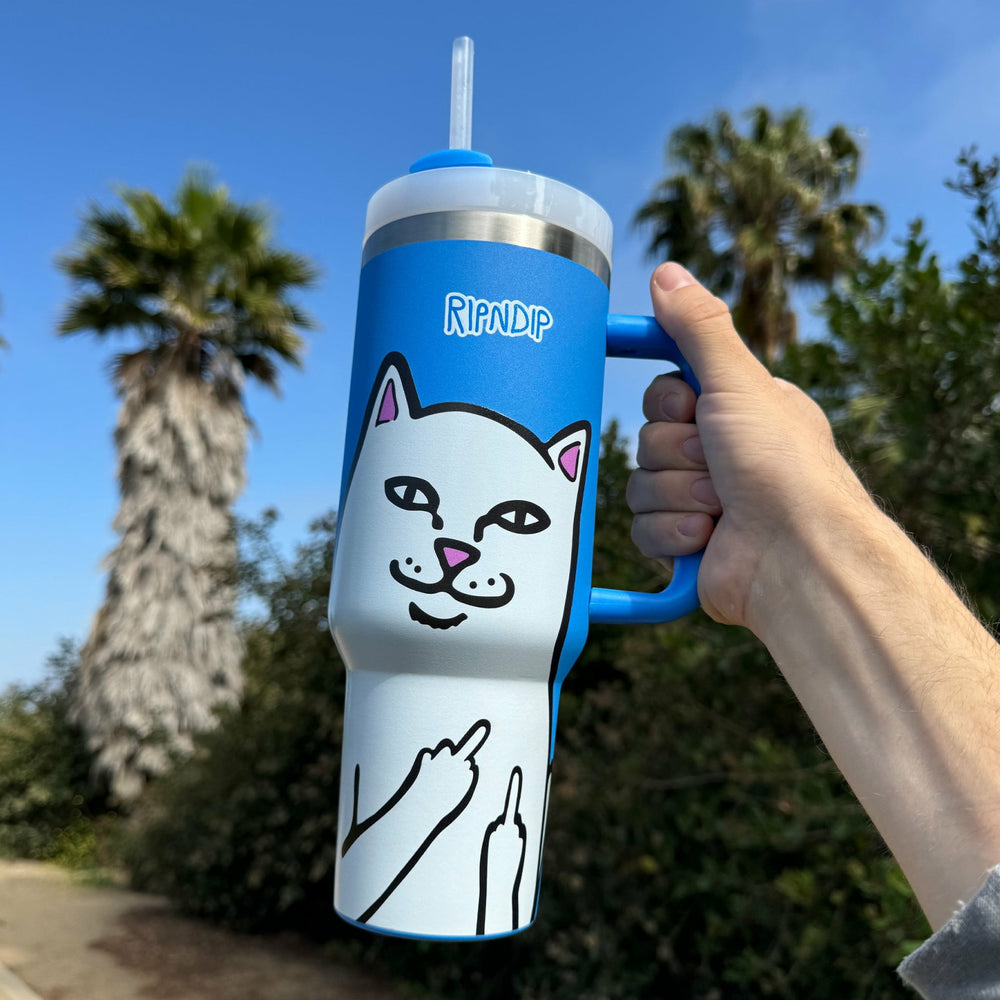 Ripndip Online | Lord Nermal Big Ol Cup Tumbler (Blue)