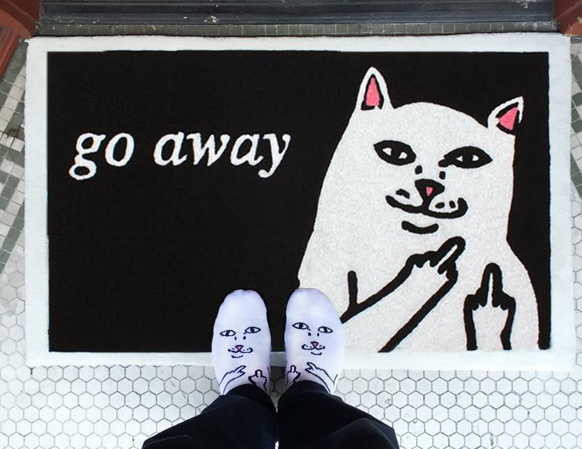 Ripndip Sale | Go Away Rug (Black)