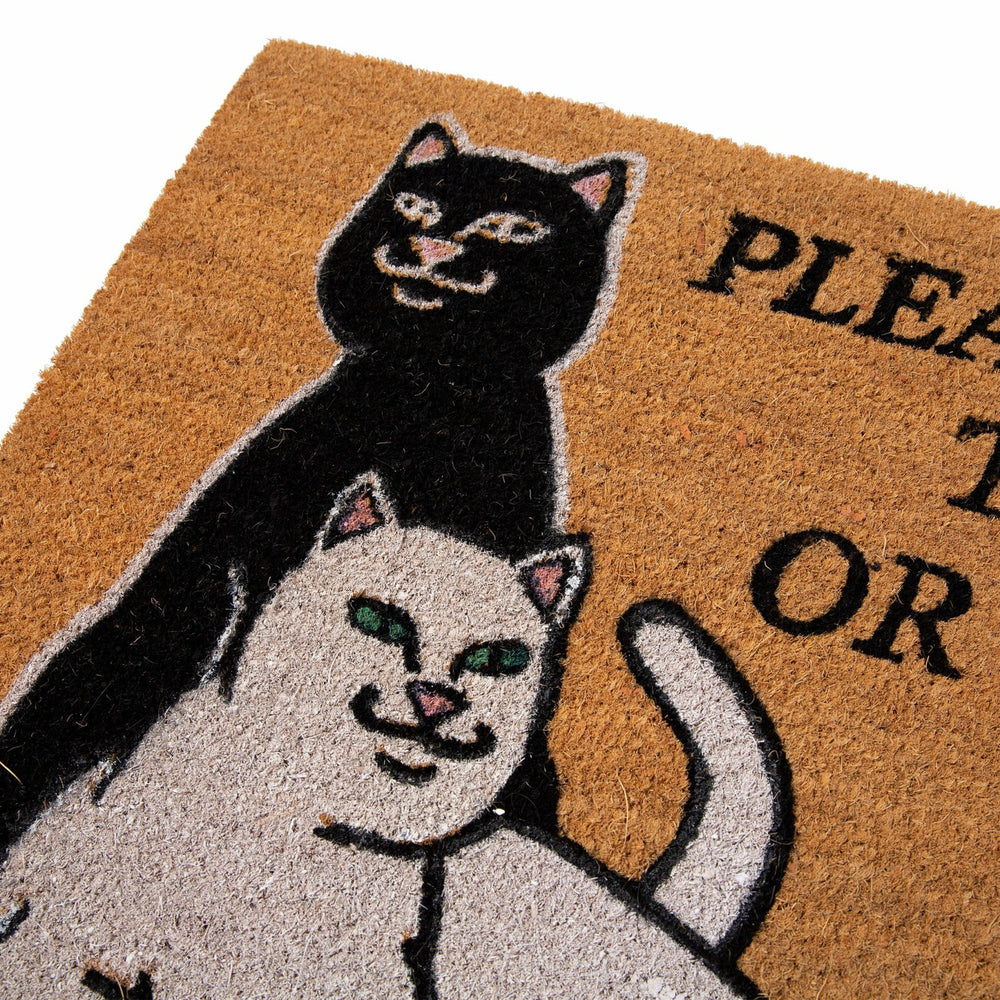 Ripndip Online Shop | Don't Let The Cops In Door Mat (Brown) - Ripndip