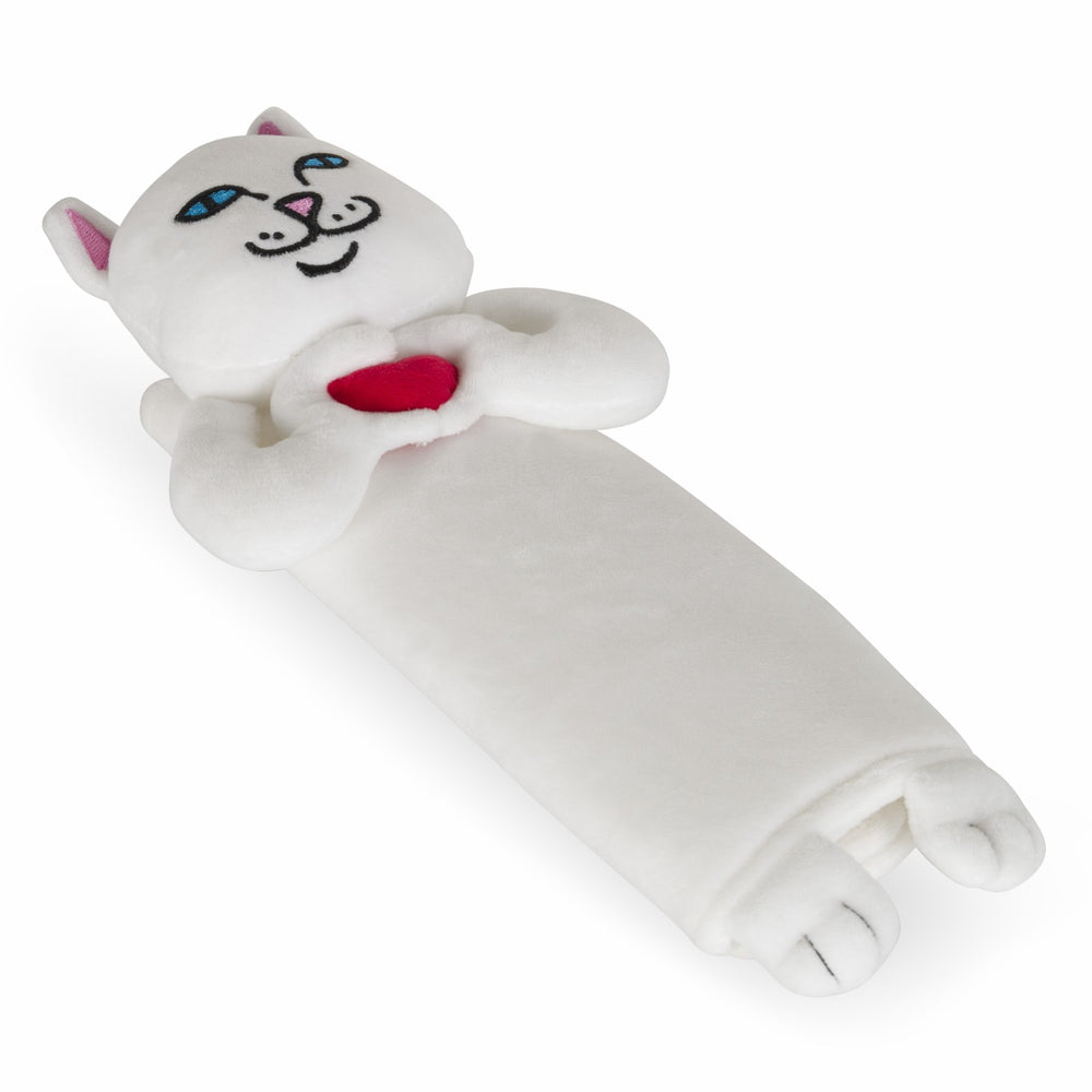 Ripndip Online | Nermal Loves Seat Belt Cover (White)