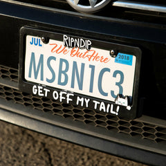 Ripndip Outlets | Tailgate License Plate Frame (Black) - Ripndip