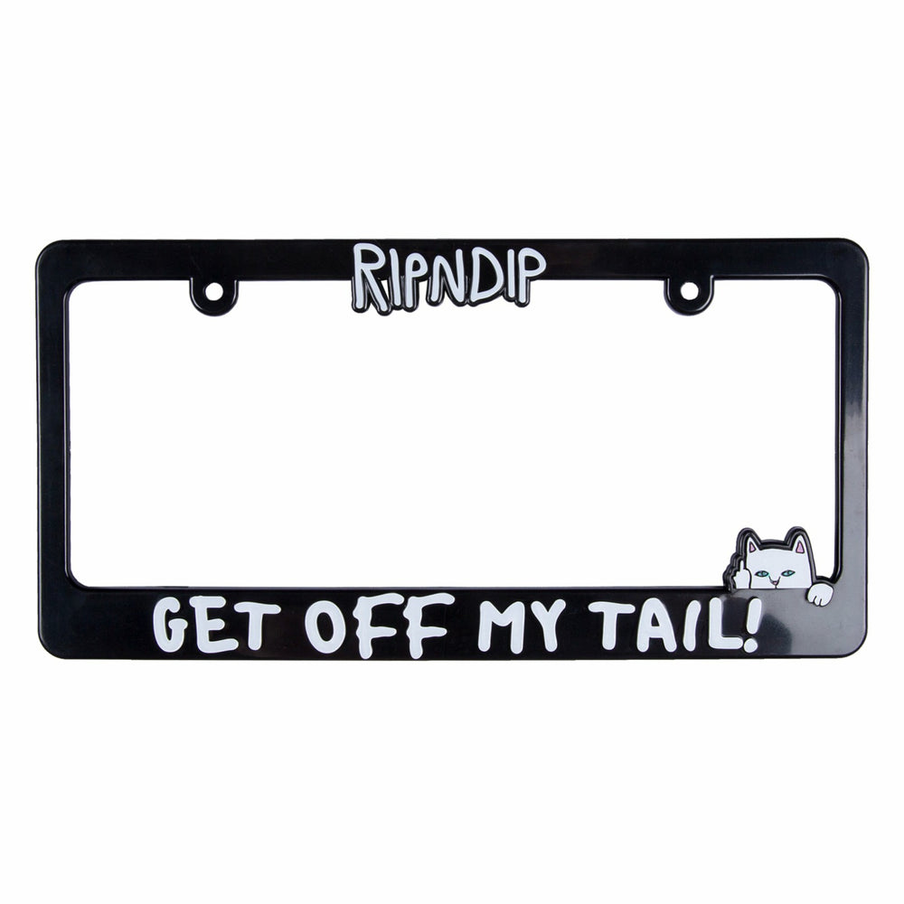 Ripndip Outlets | Tailgate License Plate Frame (Black) - Ripndip