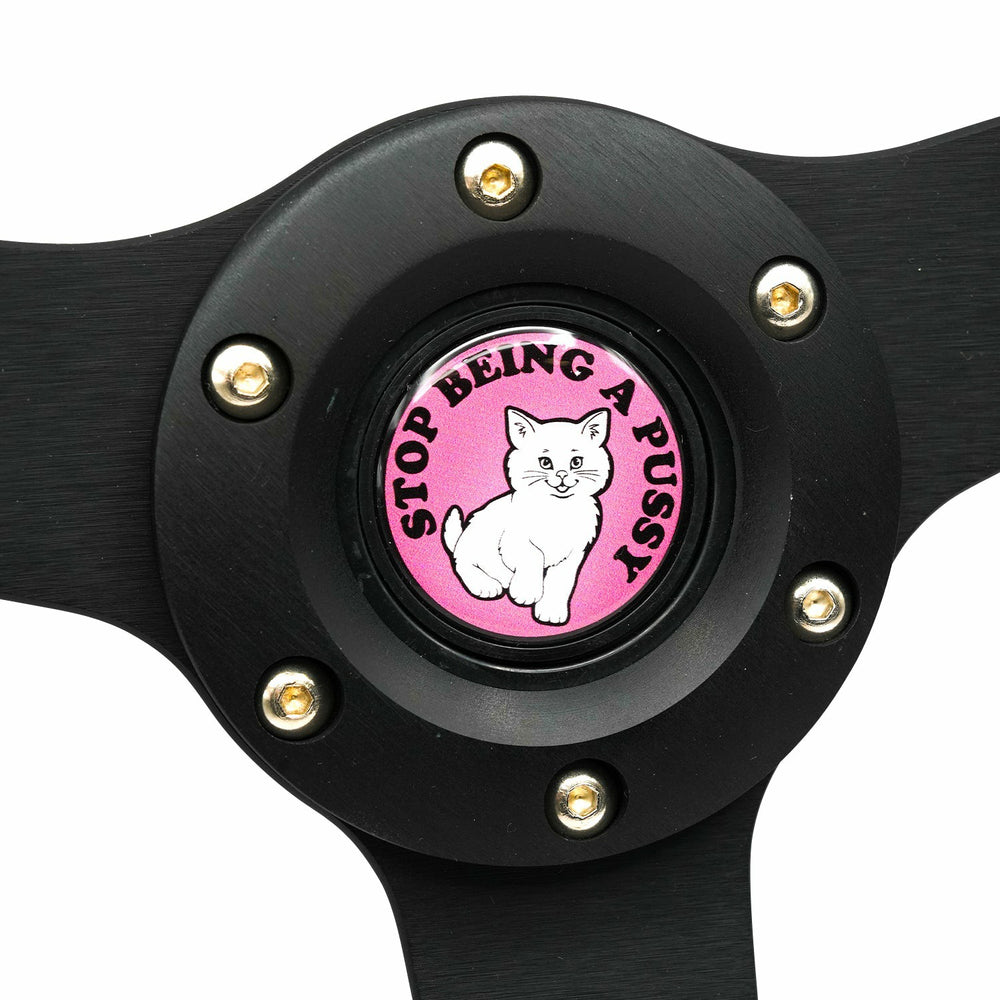 Ripndip For Sale | Ripndip x NRG Stop Being A Pussy Steering Wheel (Black / Pink)