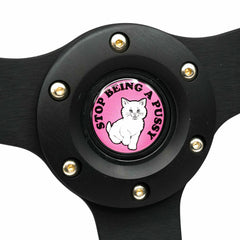 Ripndip For Sale | Ripndip x NRG Stop Being A Pussy Steering Wheel (Black / Pink)