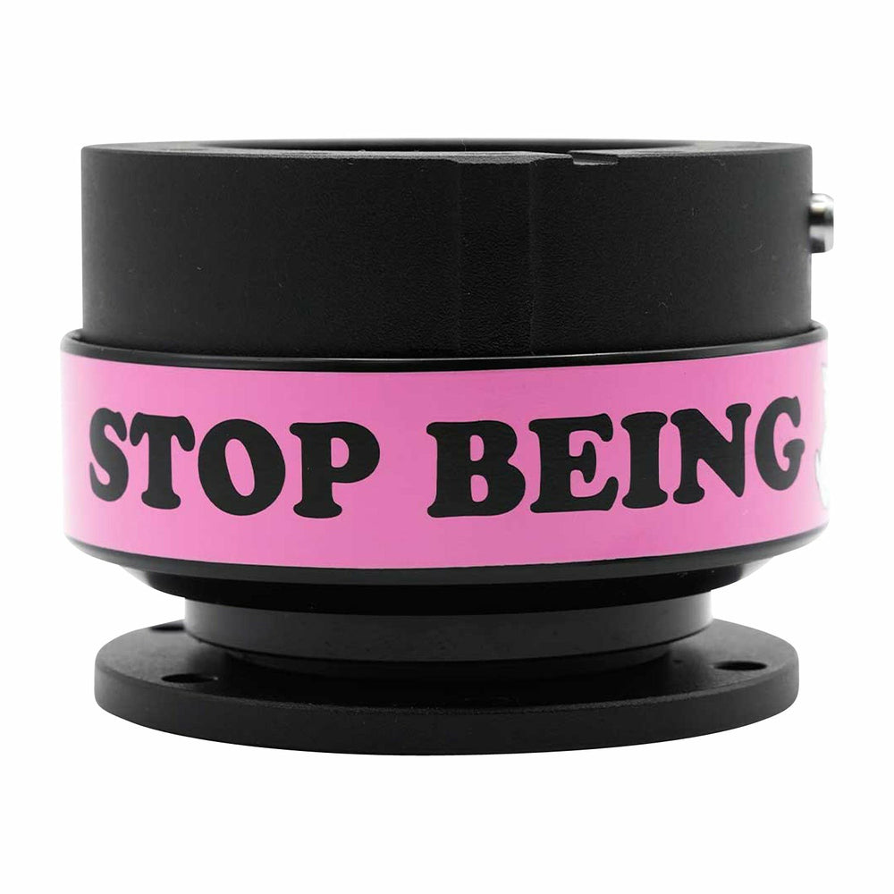 Ripndip Online | Ripndip x NRG Stop Being A Pussy Quick Release (Black / Pink)