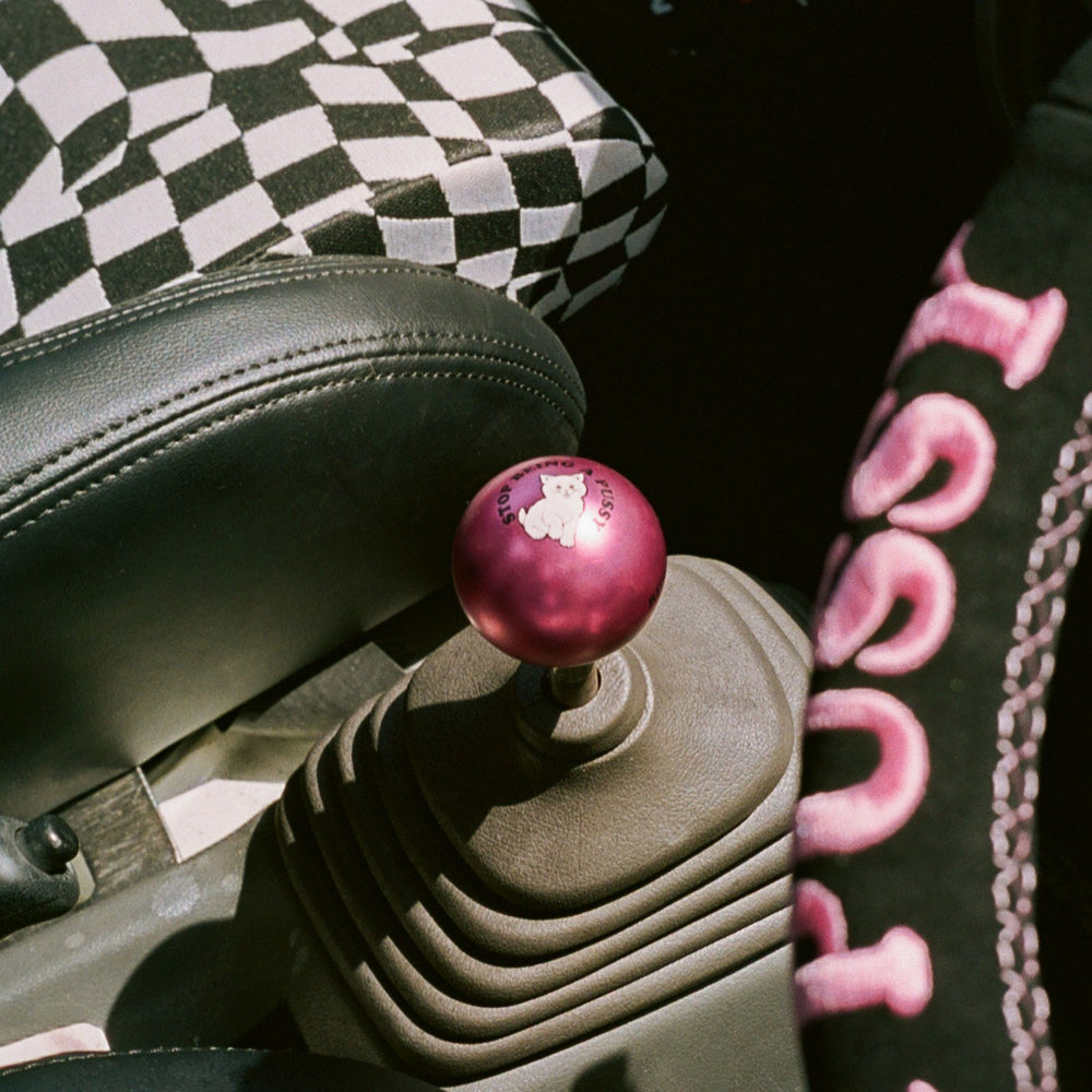 Ripndip Discount | Ripndip x NRG Stop Being A Pussy Shift Knob (Black / Pink)