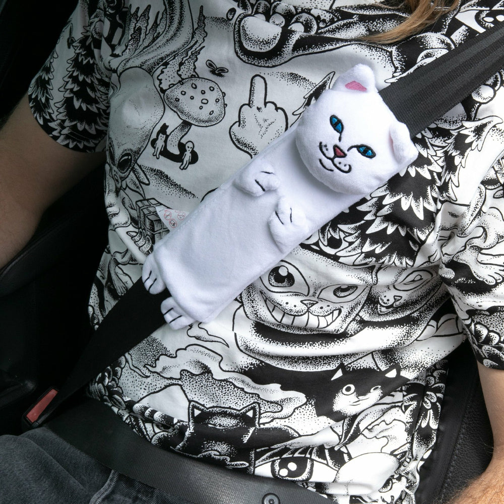 Ripndip New | Nermal Seat Belt Cover (White)