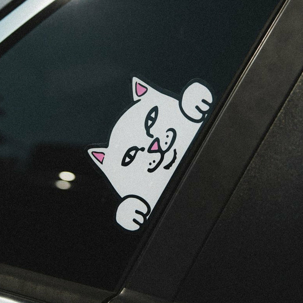 Ripndip For Sale | Peeking Nermal Car Sticker Pack (White)