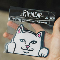 Ripndip For Sale | Peeking Nermal Car Sticker Pack (White)
