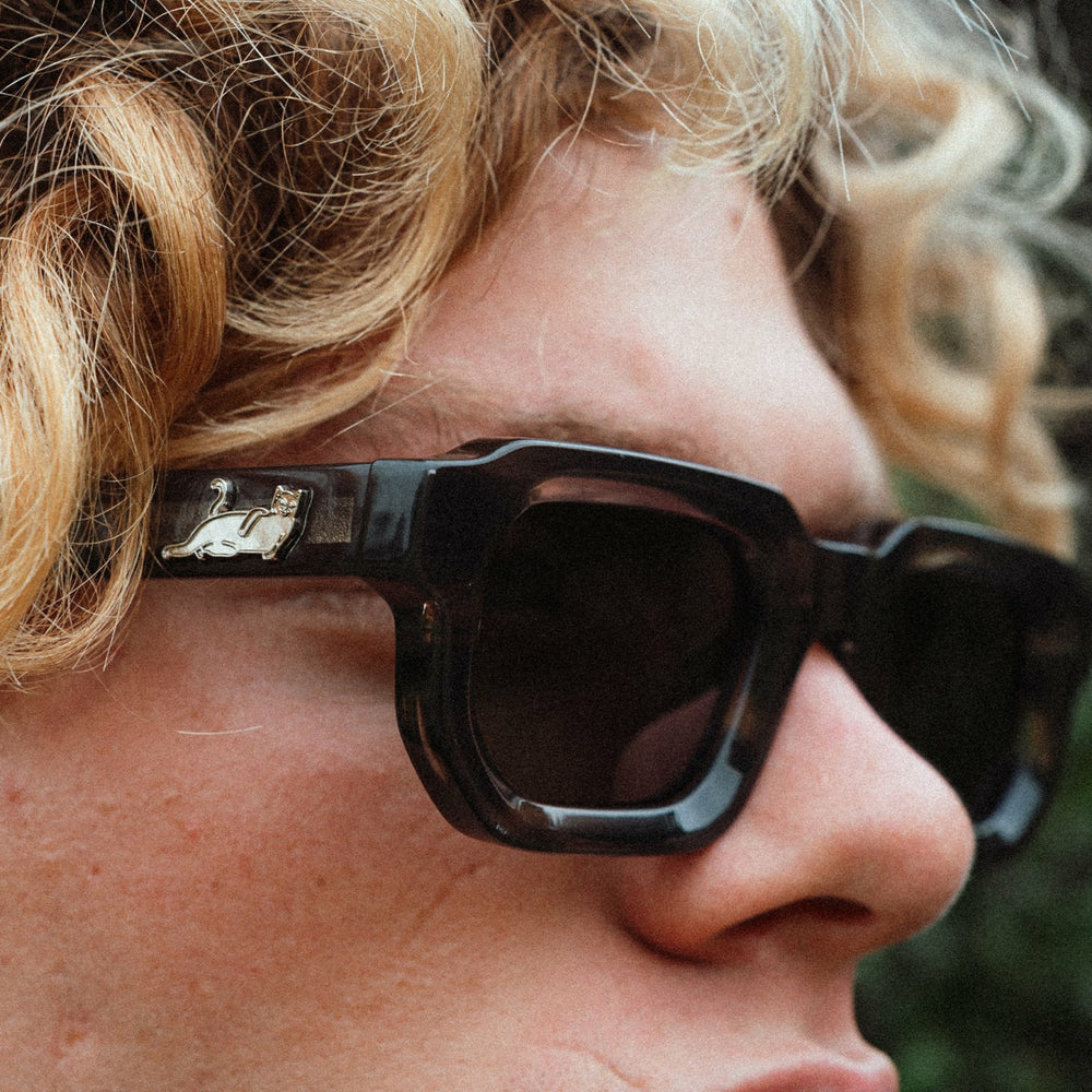 Ripndip Outlets | Catstanza Sunglasses (Grey / Dark Slate)