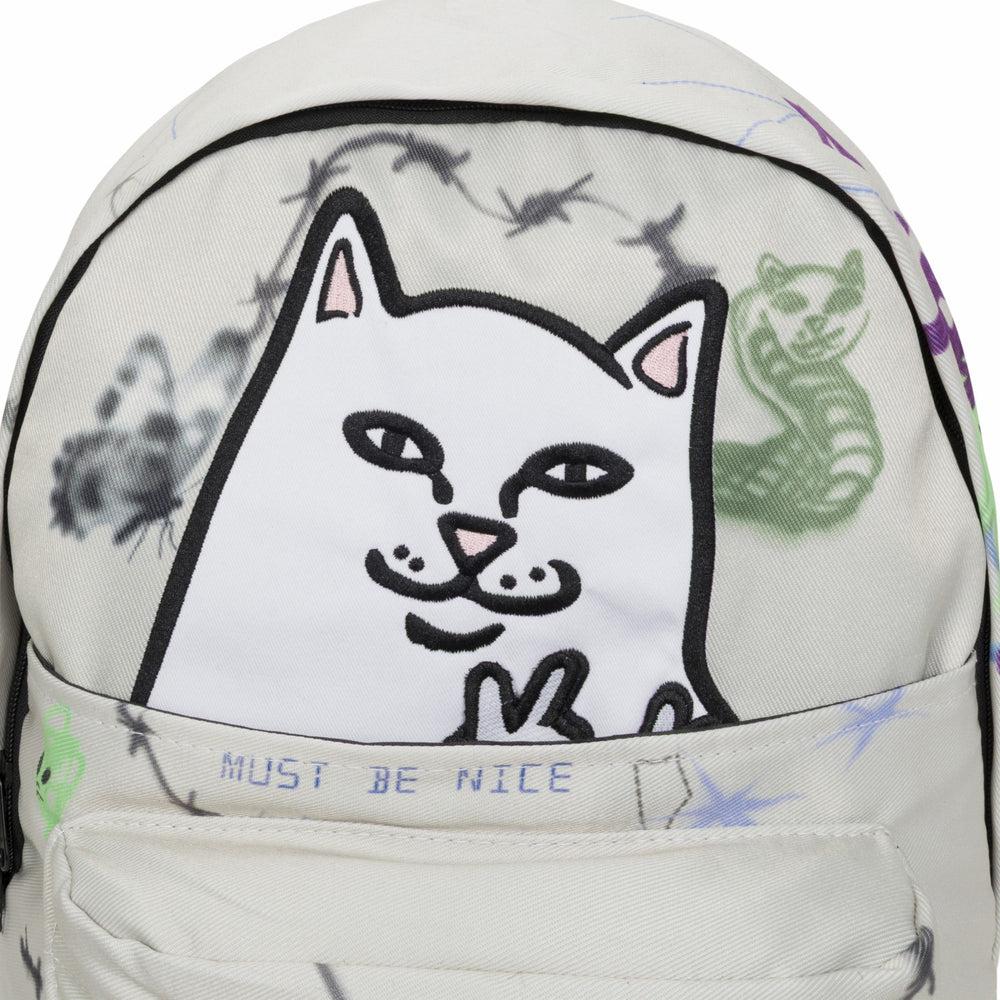 Ripndip Outlets | Goosebumps Velcro Backpack (Bone)