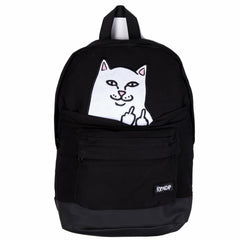 Ripndip Sale | Lord Nermal Velcro Hands Backpack (Black)