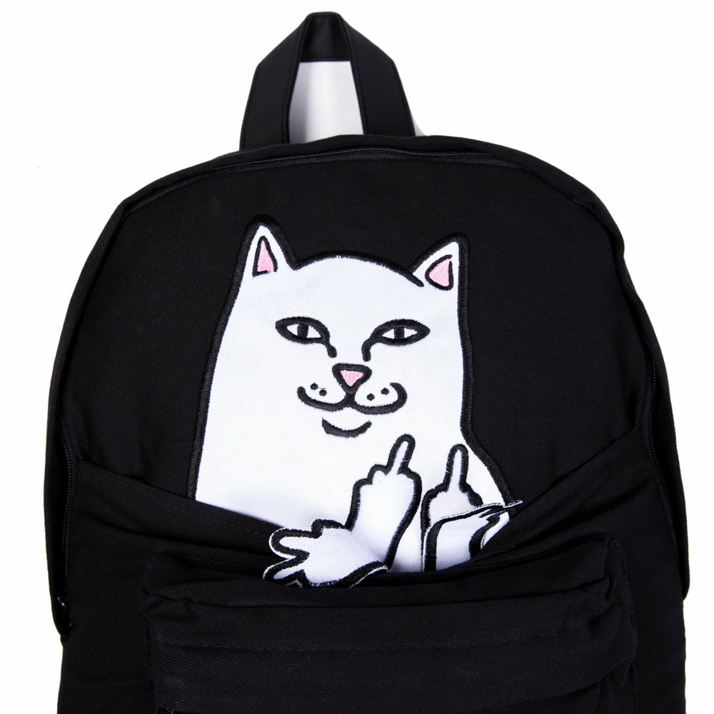 Ripndip Sale | Lord Nermal Velcro Hands Backpack (Black)
