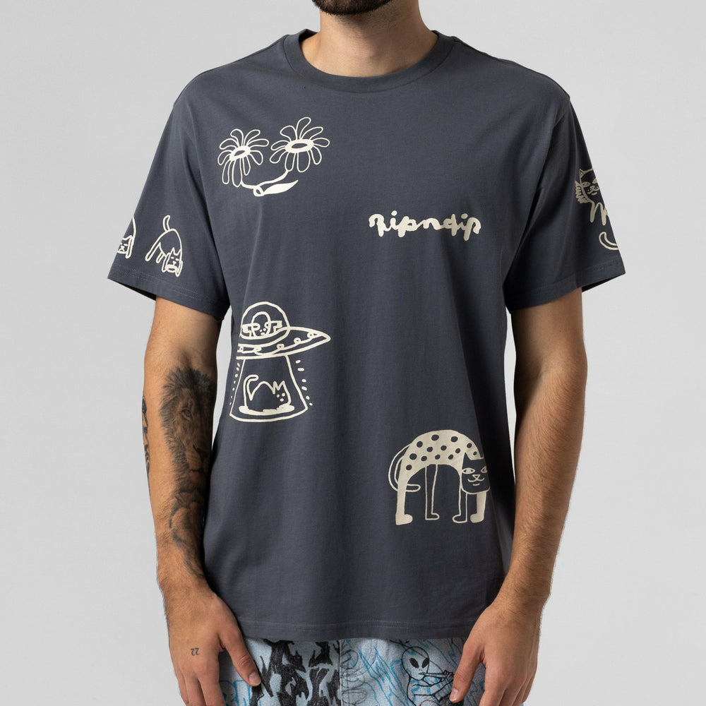Ripndip New | Blonded Tee (Charcoal)