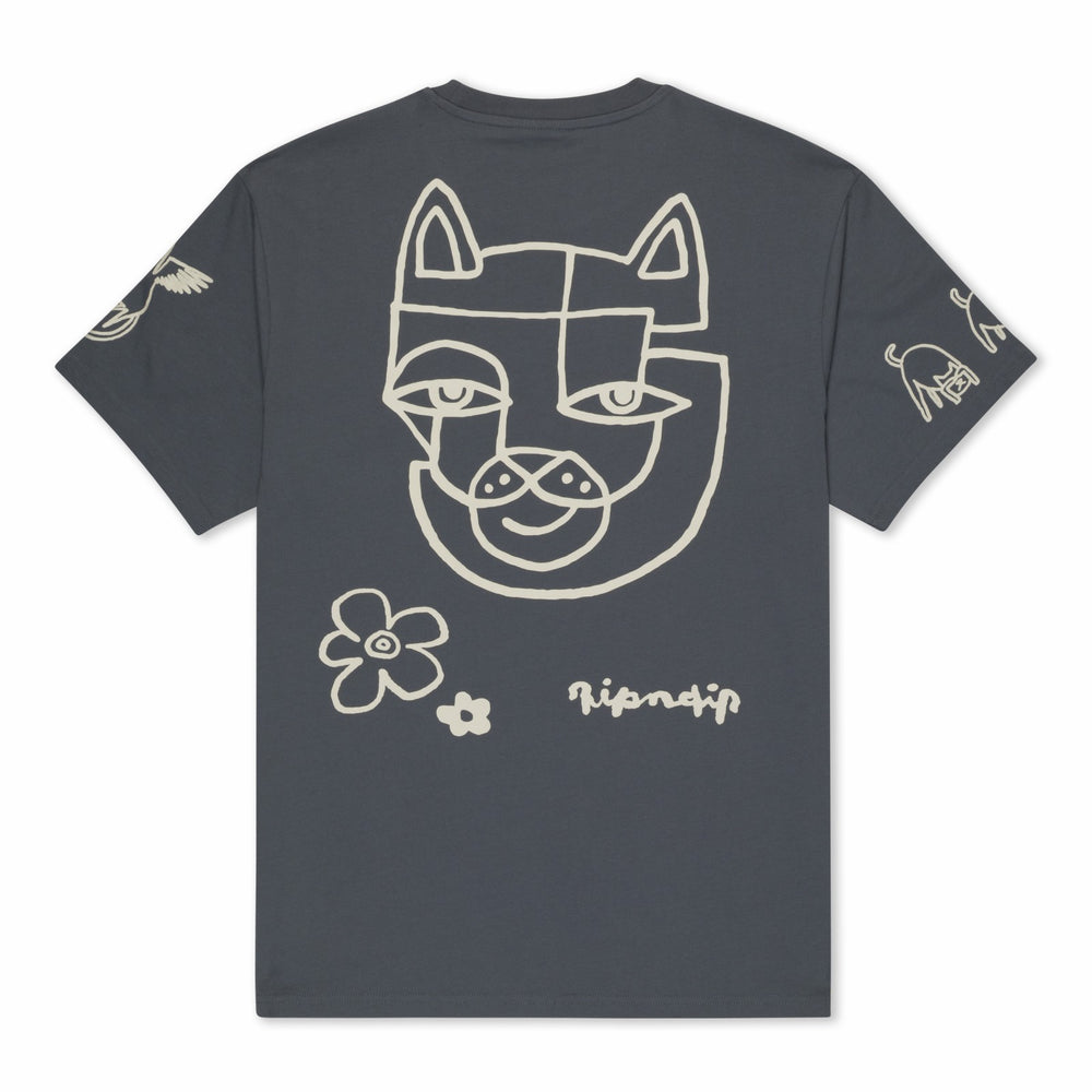 Ripndip New | Blonded Tee (Charcoal)