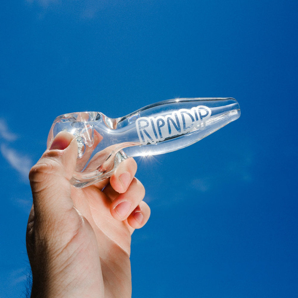 Ripndip Discount | Whomp It x Ripndip Lord Nermal Spoon Pipe (Clear)