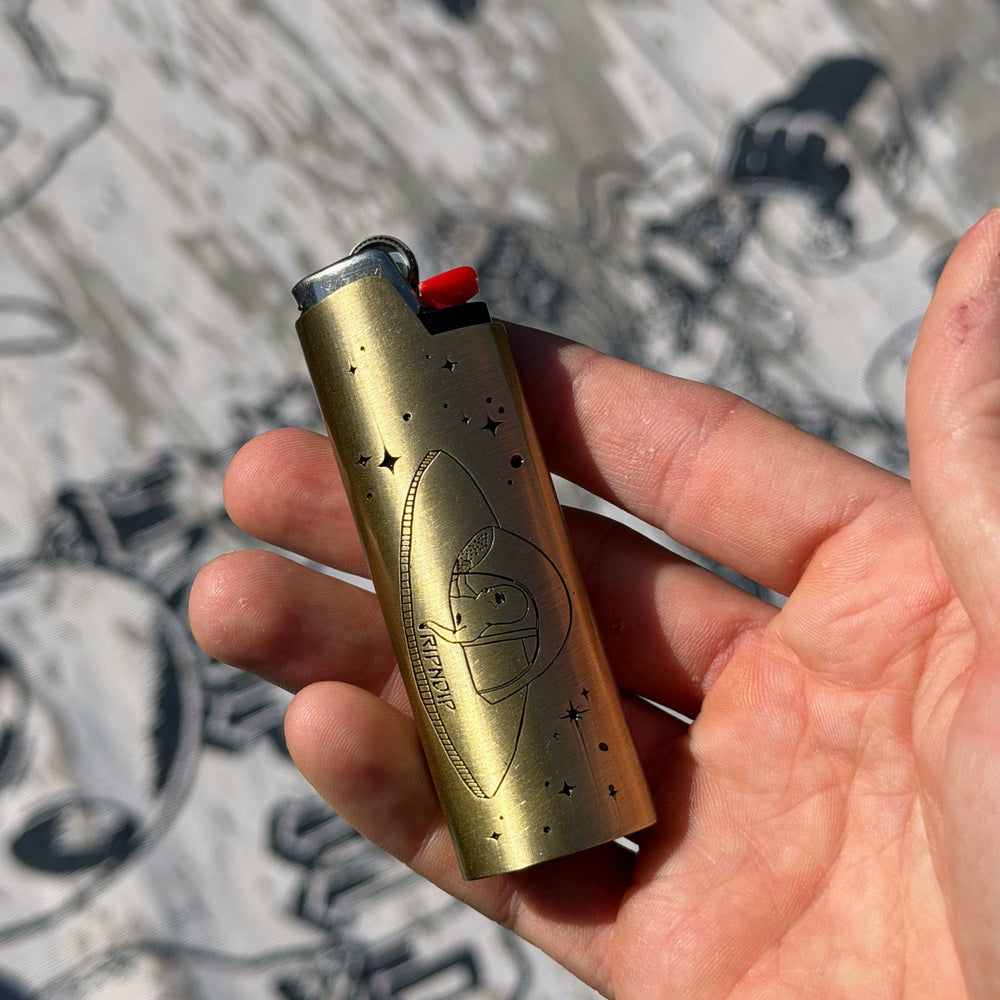 Ripndip New | Same Shit Different Day Lighter Cover (Gold)