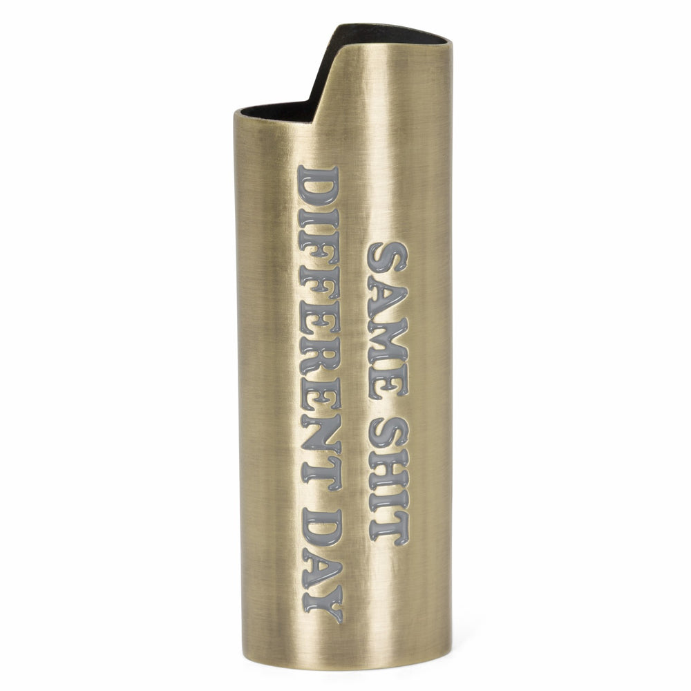 Ripndip New | Same Shit Different Day Lighter Cover (Gold)
