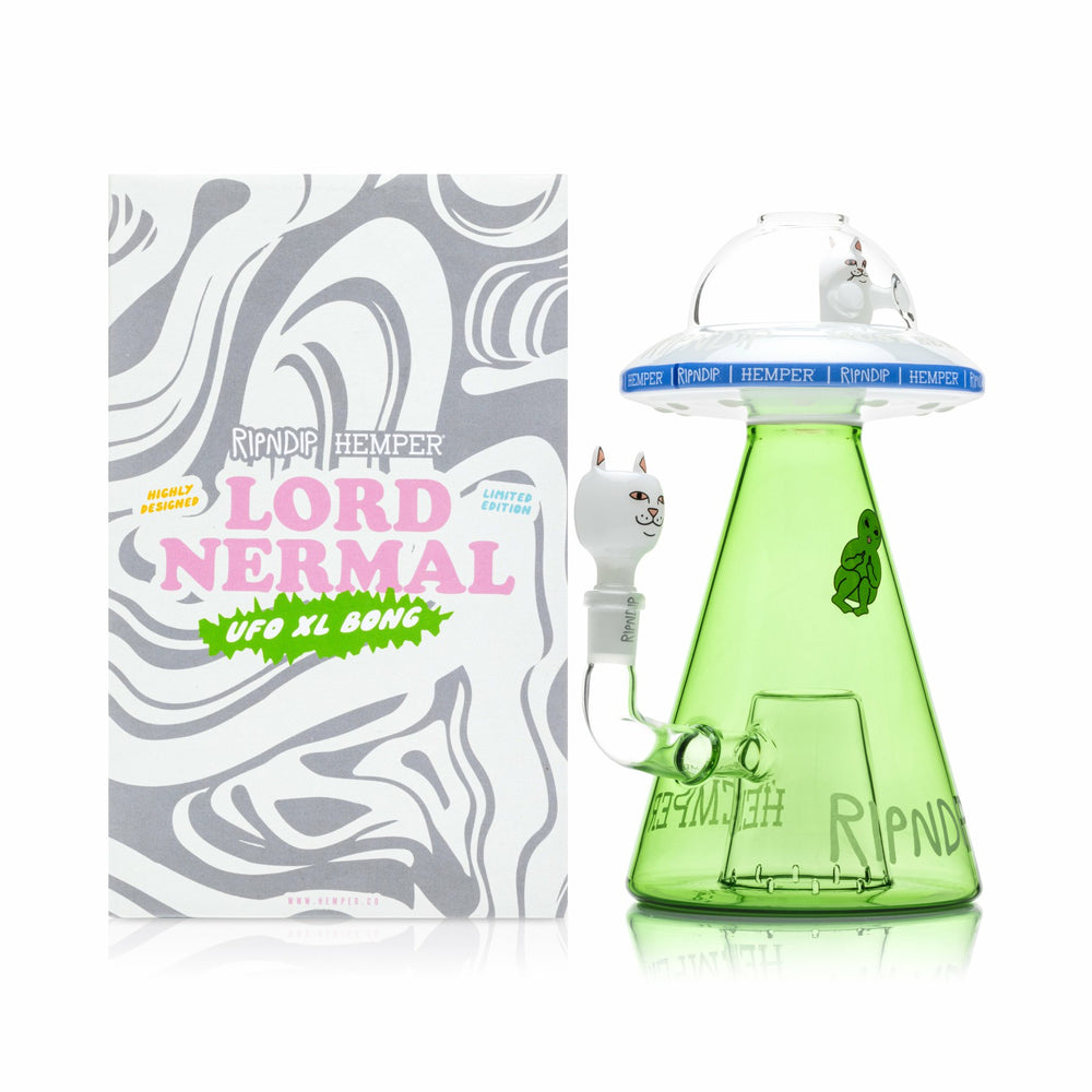 Ripndip Online | Nermal UFO Beaker XL (White)