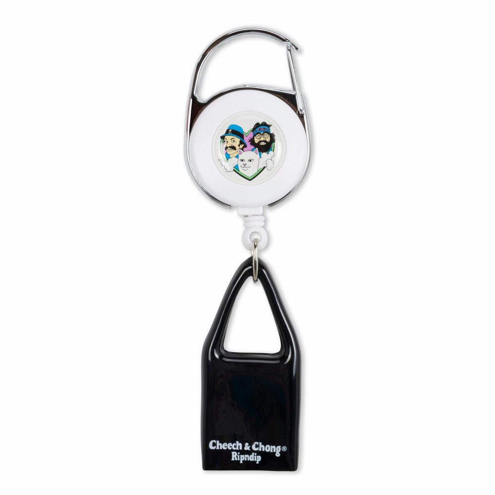 Ripndip New | I Heart Pot Retractable Keychain (Black)