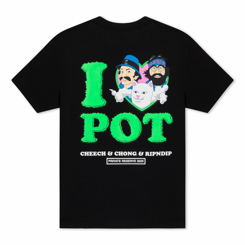 Ripndip Discount | I <3 Pot Tee (Black)