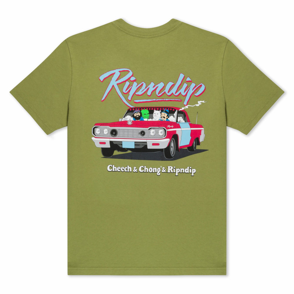 Ripndip Outlets | Riders Tee (Light Forest)